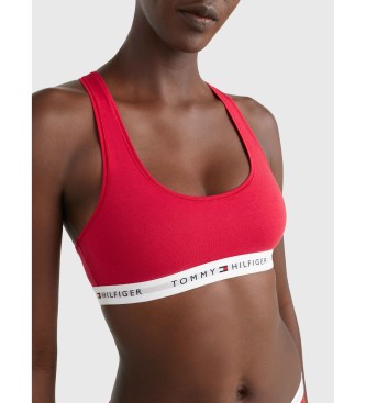 Tommy Hilfiger Bralette sfoderata Red Icon 2.0