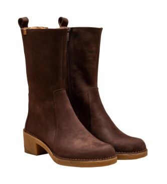 El Naturalista Lederstiefel N5662 Ticino braun -Hhe Absatz 5,5cm