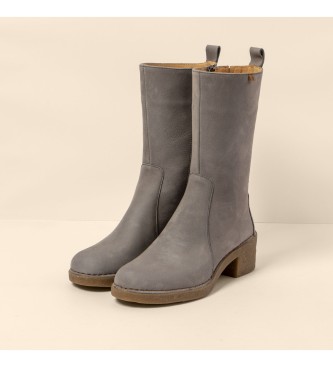 El Naturalista Lederstiefel N5662 Angenehmes Grau -Hhe Absatz: 5,5cm