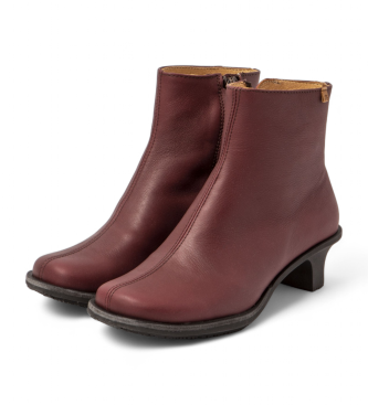 El Naturalista Botins em pele N5994 bordeaux