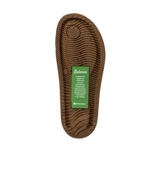 El Naturalista Leder Clogs N5796 Balance braun