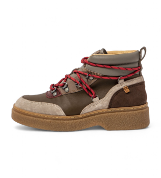 El Naturalista Mehrfarbige Lederstiefeletten N5905