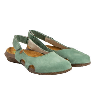 El Naturalista Sandalias de piel N413 Pleasant verde turquesa