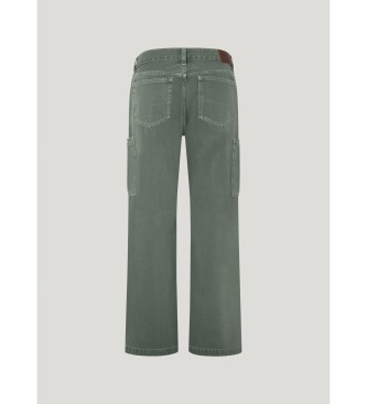 Pepe Jeans Jeans Loose St Hw Clr Green