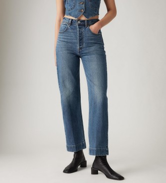 Levi's Jean Ribcage Straight Ankle Tailored bl