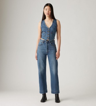 Levi's Jeans Ribcage Straight Ankle Tailored w kolorze niebieskim