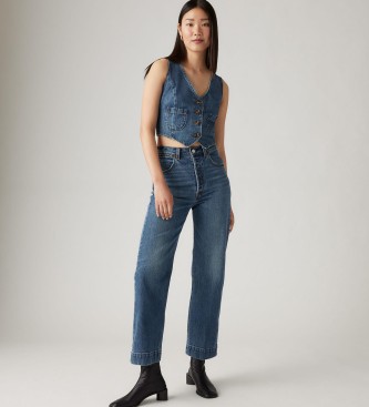 Levi's Jean Ribcage Straight Ankle Tailored bl