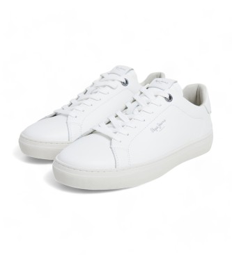 Pepe Jeans Sneaker Camden Club in pelle bianca