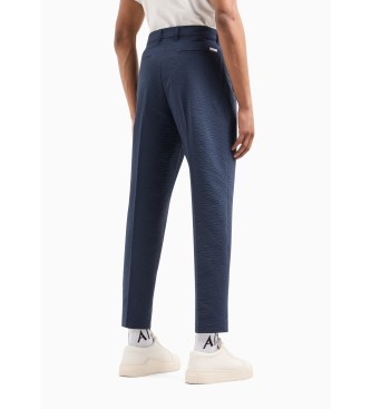 Armani Exchange Mornariške hlače Chino Classic