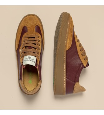 El Naturalista Baskets en cuir N5841 Multi Material Cherry