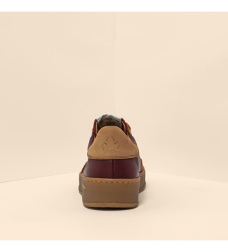 El Naturalista Baskets en cuir N5841 Multi Material Cherry