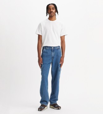 Levi's Ravne baggy cargo kavbojke 568 modre