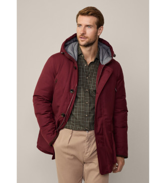 Hackett London Maroon Lisa Parka