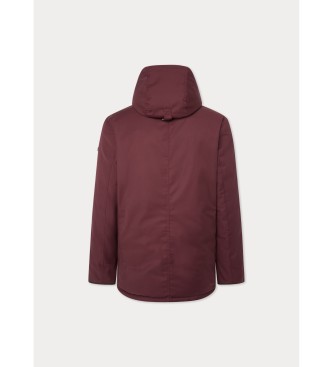 Hackett London Maroon Lisa Parka