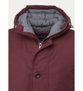 Hackett London Maroon Lisa Parka