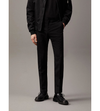 Calvin Klein Slim suit trousers black