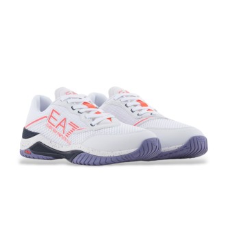 EA7 Chaussures de tennis blanches