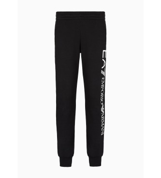 EA7 Pantaloni con logo serie nera