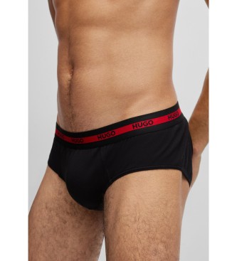 HUGO Pack 3 Black Triplet briefs