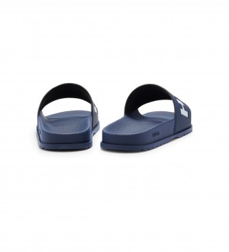 HUGO Tongs Logo Strip navy