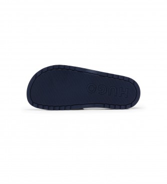 HUGO Tongs Logo Strip navy