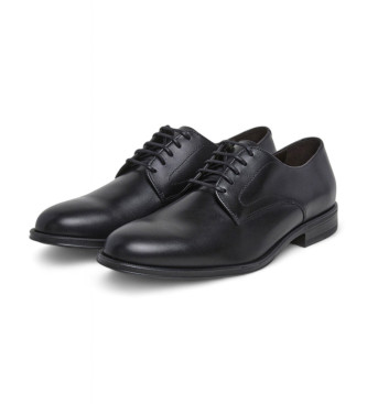 Hackett London Scarpe Duke Master in pelle nera