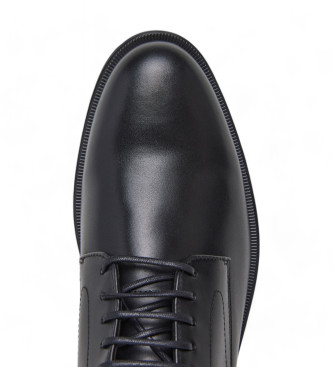 Hackett London Scarpe Duke Master in pelle nera