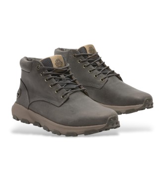 Timberland Winsor Park Mid Grau Leder Turnschuhe