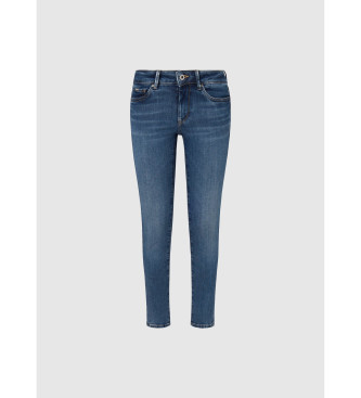 Pepe Jeans Blaue Skinny-Jeans mit niedriger Leibhhe