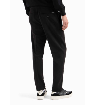 Armani Exchange Pantaln chino en gabardina negro