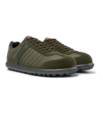 Camper Leather Shoes Pelotas XLite green