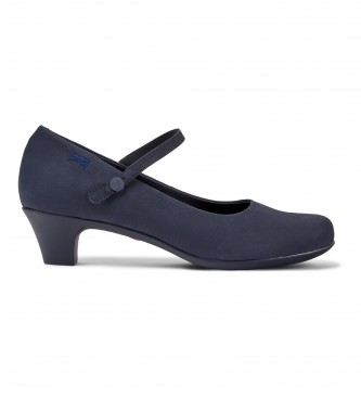 Camper Chaussures en cuir Helena low navy