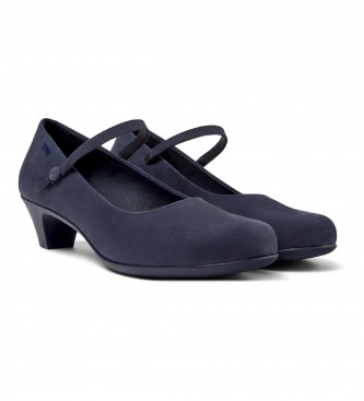 Camper Scarpe in pelle Helena con orlo blu scuro