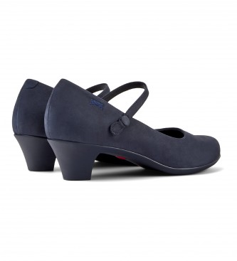 Camper Scarpe in pelle Helena con orlo blu scuro