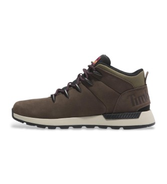 Timberland Zapatillas de piel Sprint Trekker Mid marrn