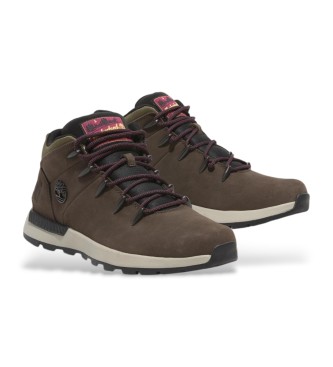 Timberland Skórzane buty Sprint Trekker Mid w kolorze brązowym