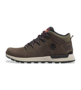 Timberland Sprint Trekker Mid sapatos de couro castanho