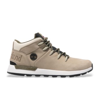 Timberland Scarpe da ginnastica Sprint Trekker Mid in pelle color tortora 