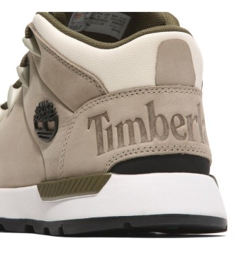 Timberland Scarpe da ginnastica Sprint Trekker Mid in pelle color tortora 