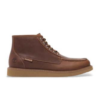 Timberland Botas Newmarket Mid em pele chukka castanhas