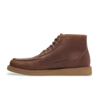 Timberland Newmarket Mid usnjeni škornji chukka rjave barve