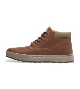 Timberland Zapatillas de piel Maple Grove Mid marrn