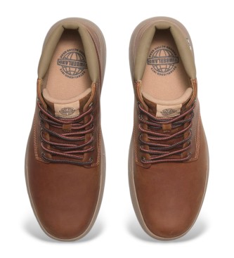 Timberland Zapatillas de piel Maple Grove Mid marrn