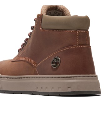 Timberland Zapatillas de piel Maple Grove Mid marrn