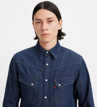 Levi's Shirt 54 Longhorn blue