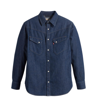 Levi's Shirt 54 Longhorn blue