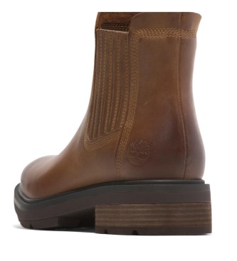 Timberland Brimfield bruine Chesea leren enkellaarsjes