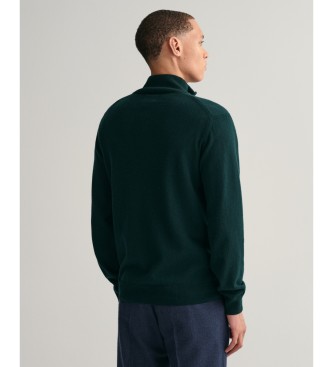 Gant Grn pullover med halv lynls