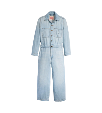 Levi's Overall Iconic Lichtgewicht blauw