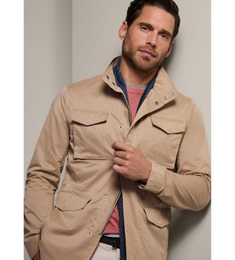 Hackett London Giacca da campo beige